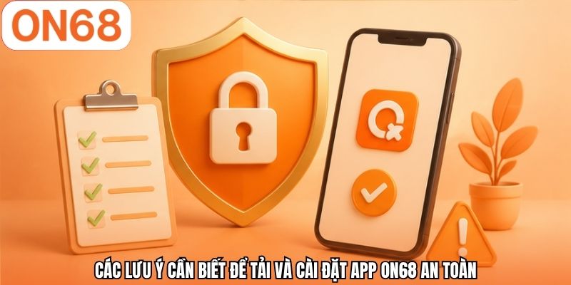 Các lưu ý cần biết để tải và cài đặt app ON68 an toàn