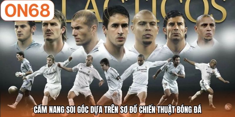 Cẩm nang soi góc dựa trên sơ đồ chiến thuật bóng đá