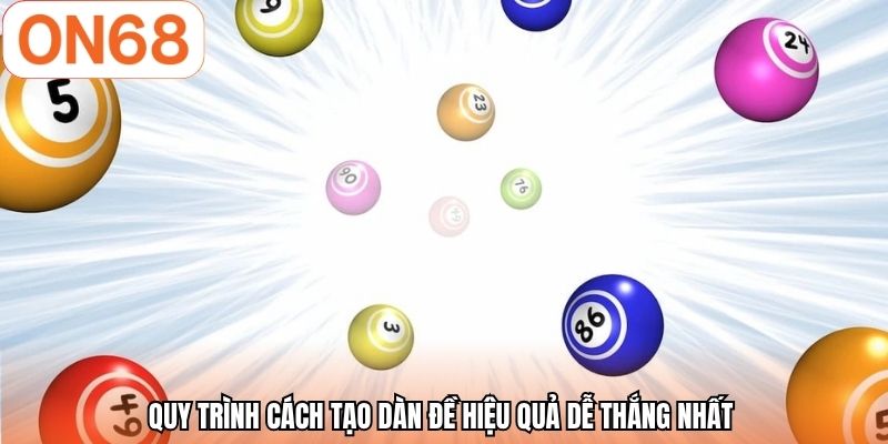 Quy trình cách tạo dàn đề hiệu quả dễ thắng nhất