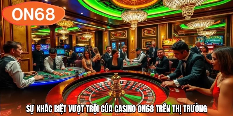 Sự khác biệt vượt trội của casino ON68 trên thị trường